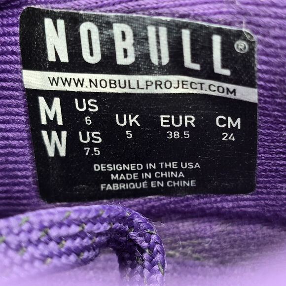 Nobull Mesh Runner Shoes Women's 7.5 Purple Training Lace Up Athletic Sneakers - Picture 10 of 10